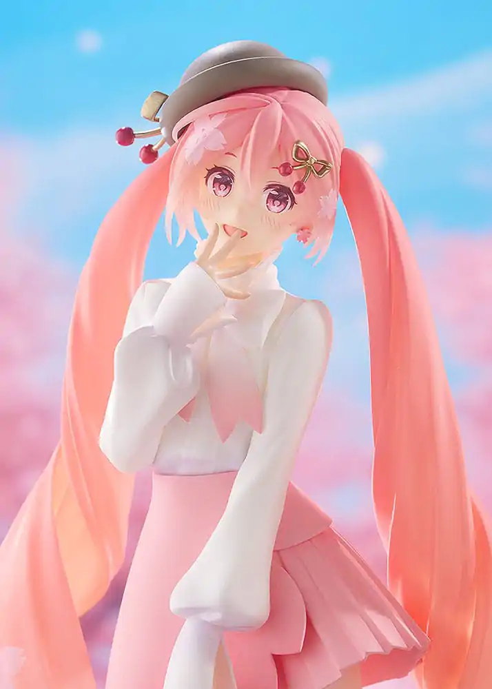 Character Vocal Series 01: Hatsune Miku Pop Up Parade PVC figura Sakura Miku: Hanami Outfit Ver. 23 cm fotografija proizvoda