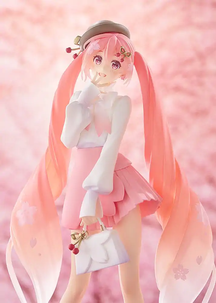 Character Vocal Series 01: Hatsune Miku Pop Up Parade PVC figura Sakura Miku: Hanami Outfit Ver. 23 cm fotografija proizvoda