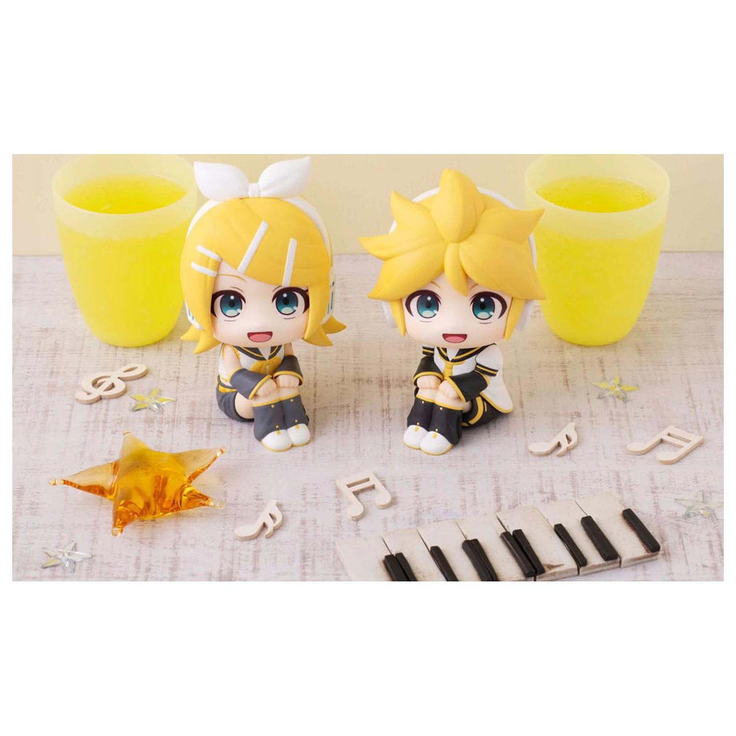 Character Vocal Series: Rin/Len Look Up PVC statua Hatsune Rin & Len Set (s poklonom) 11 cm fotografija proizvoda