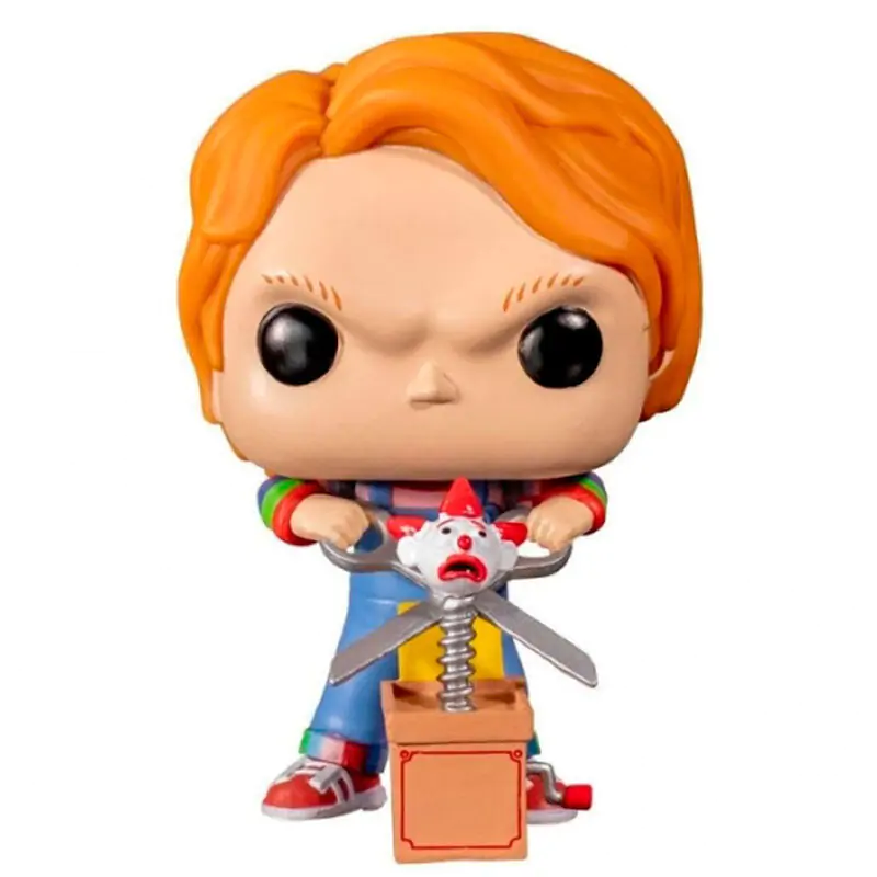 Child´s Play POP! Movies Vinilna Figura Chucky s Buddyjem & Divovskim Škarama 9 cm fotografija proizvoda