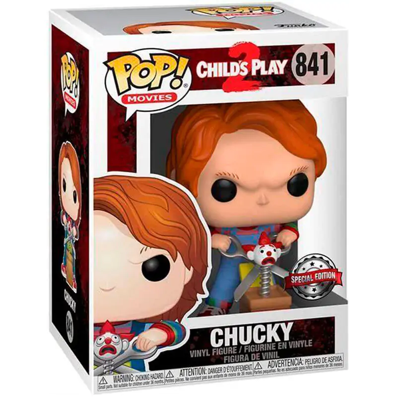 Child´s Play POP! Movies Vinilna Figura Chucky s Buddyjem & Divovskim Škarama 9 cm fotografija proizvoda