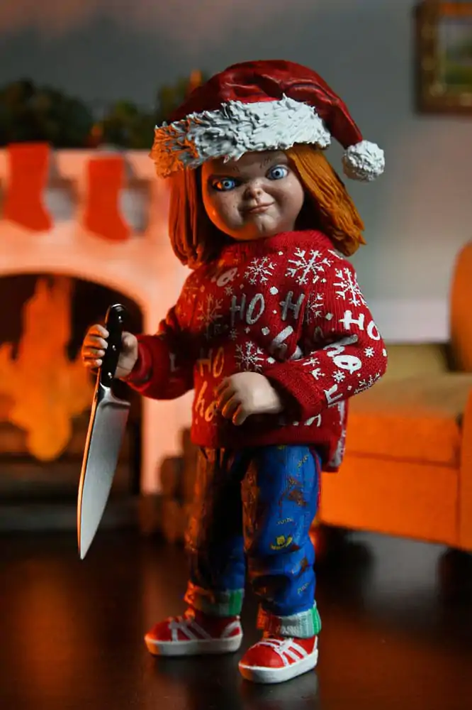 Child´s Play akcijska figura Ultimate Chucky (Holiday Edition) 18 cm fotografija proizvoda