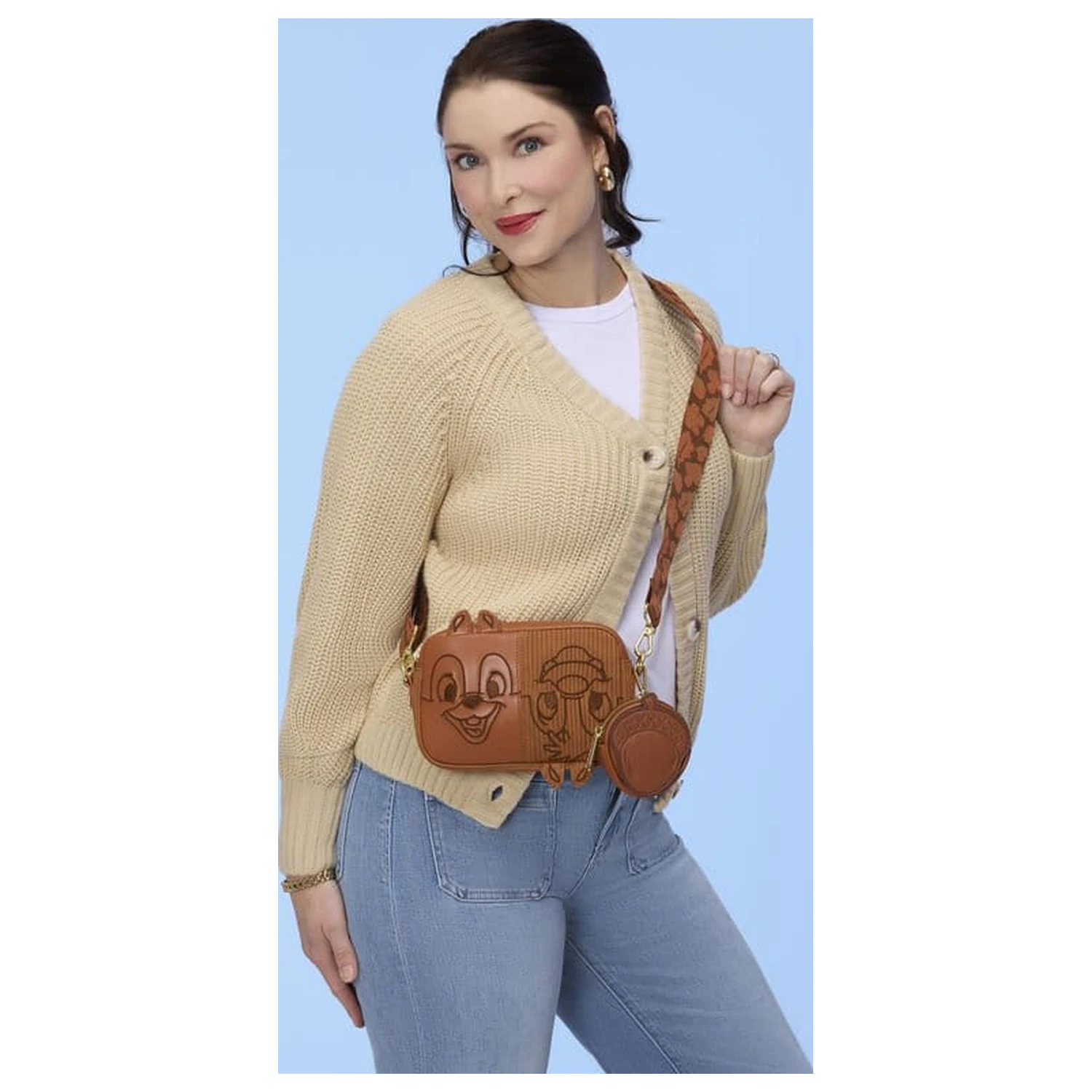 Chip 'n Dale: Rescue Rangers by Loungefly Preklopna torba sa torbicom za kovanice od baršuna fotografija proizvoda