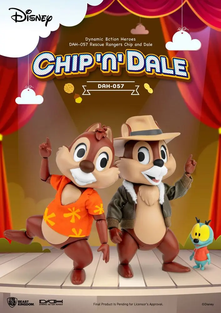 Chip 'n Dale: Rescue Rangers Dynamic 8ction Heroes akcijske figure 1/9 Chip & Dale 10 cm fotografija proizvoda