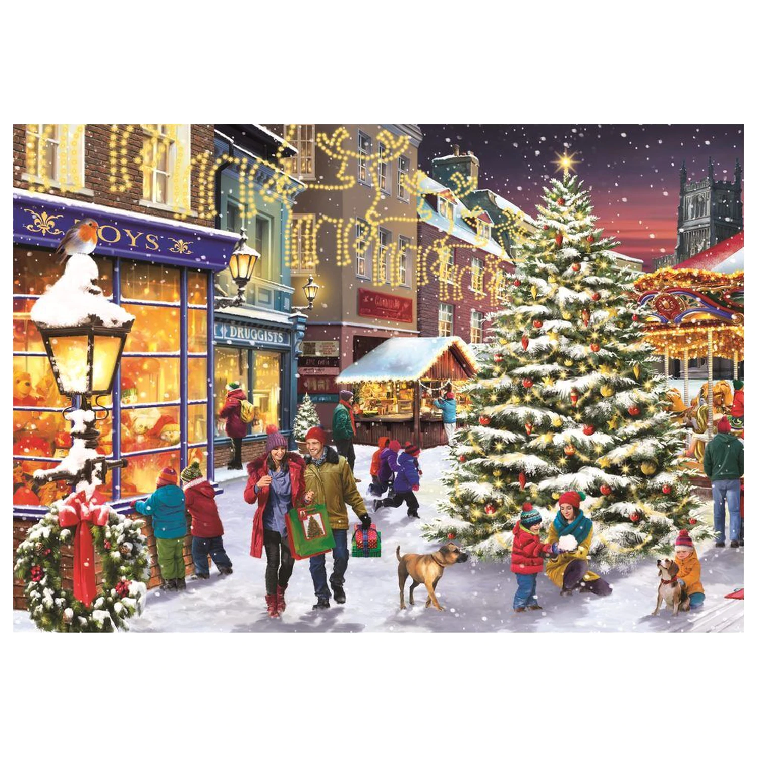 Christmas Collection Village puzzle 1000 komada fotografija proizvoda