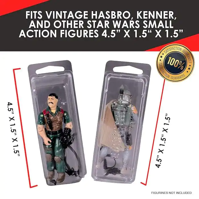 Clamshell PET zaštitnici paket od 50 za Action Figures fotografija proizvoda
