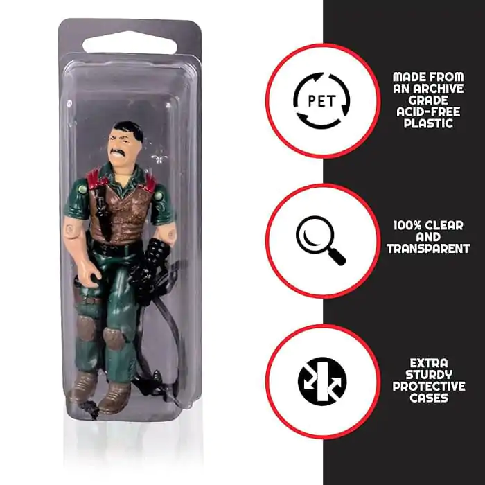 Clamshell PET zaštitnici paket od 50 za Action Figures fotografija proizvoda