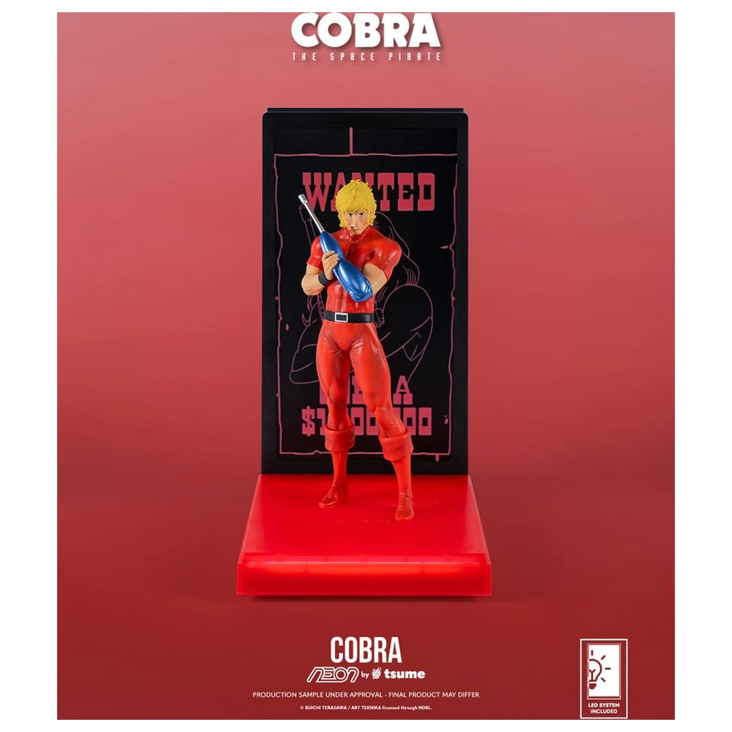 Cobra Neon Figura 1/9 Cobra The Space Pirate 20 cm fotografija proizvoda