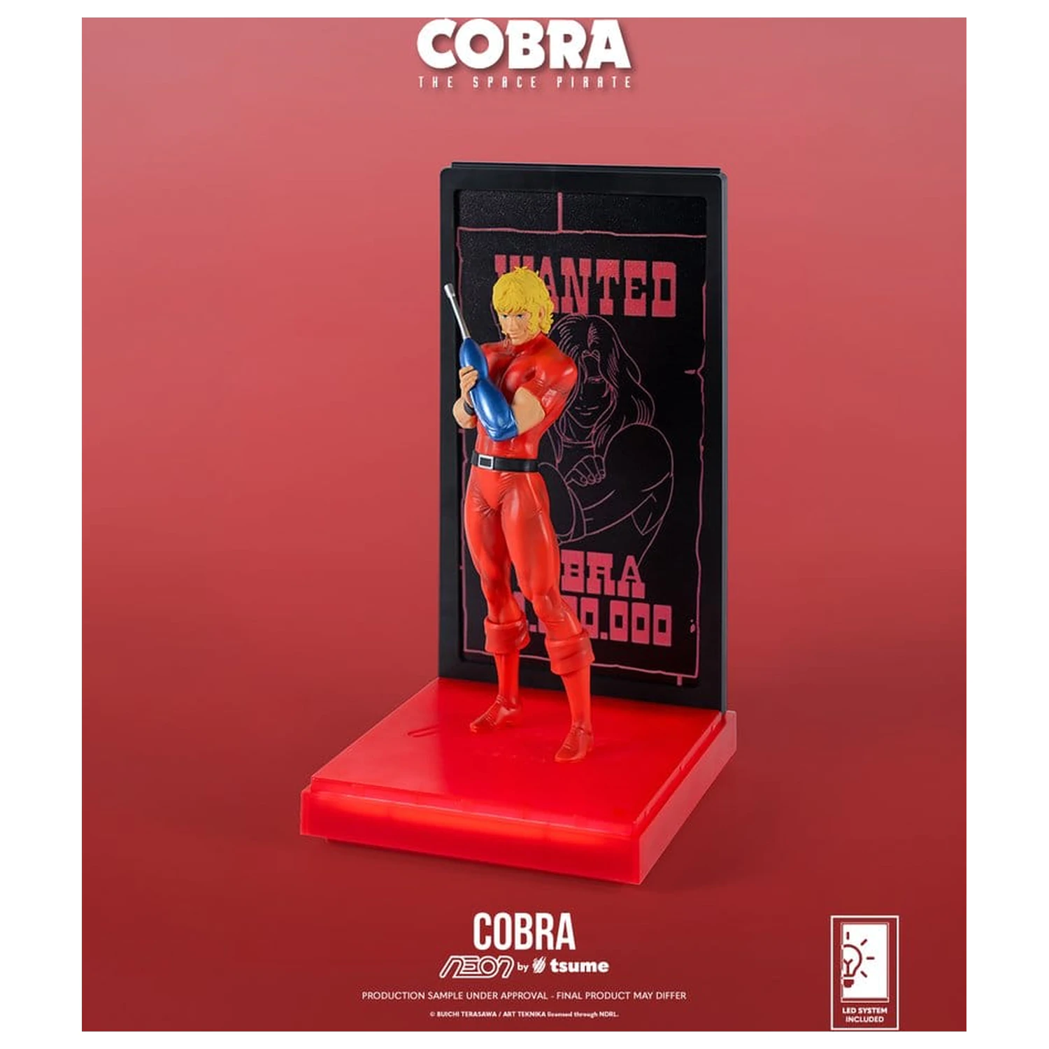 Cobra Neon Figura 1/9 Cobra The Space Pirate 20 cm fotografija proizvoda