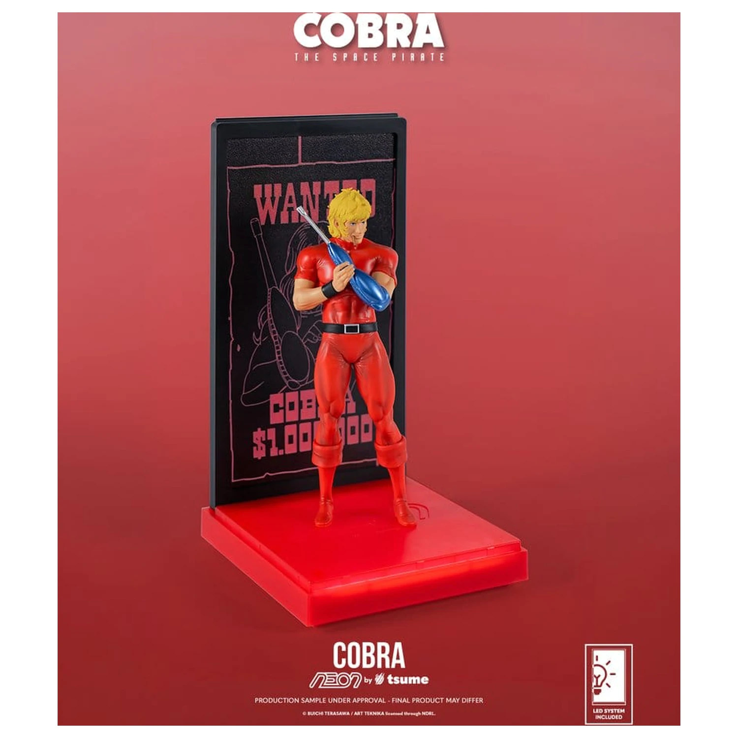 Cobra Neon Figura 1/9 Cobra The Space Pirate 20 cm fotografija proizvoda