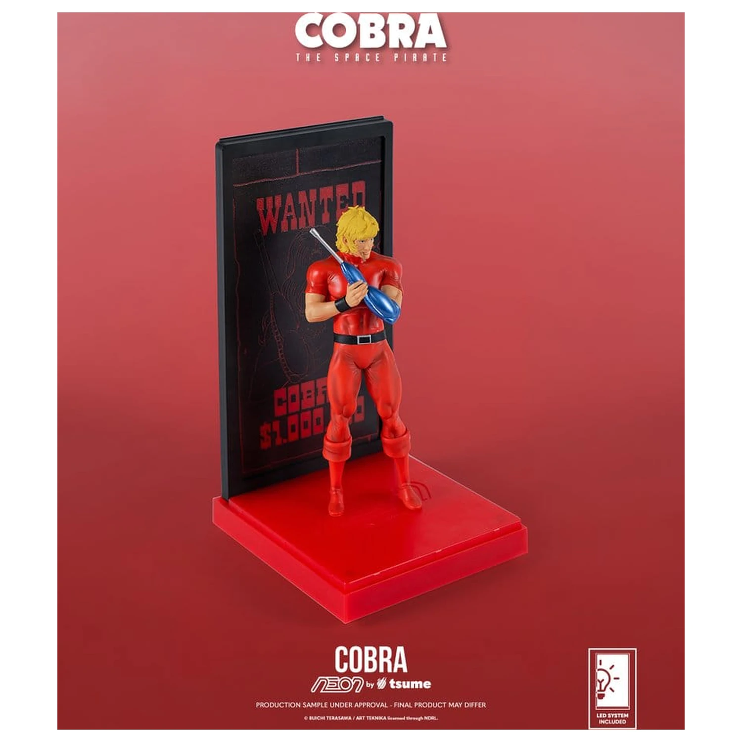 Cobra Neon Figura 1/9 Cobra The Space Pirate 20 cm fotografija proizvoda