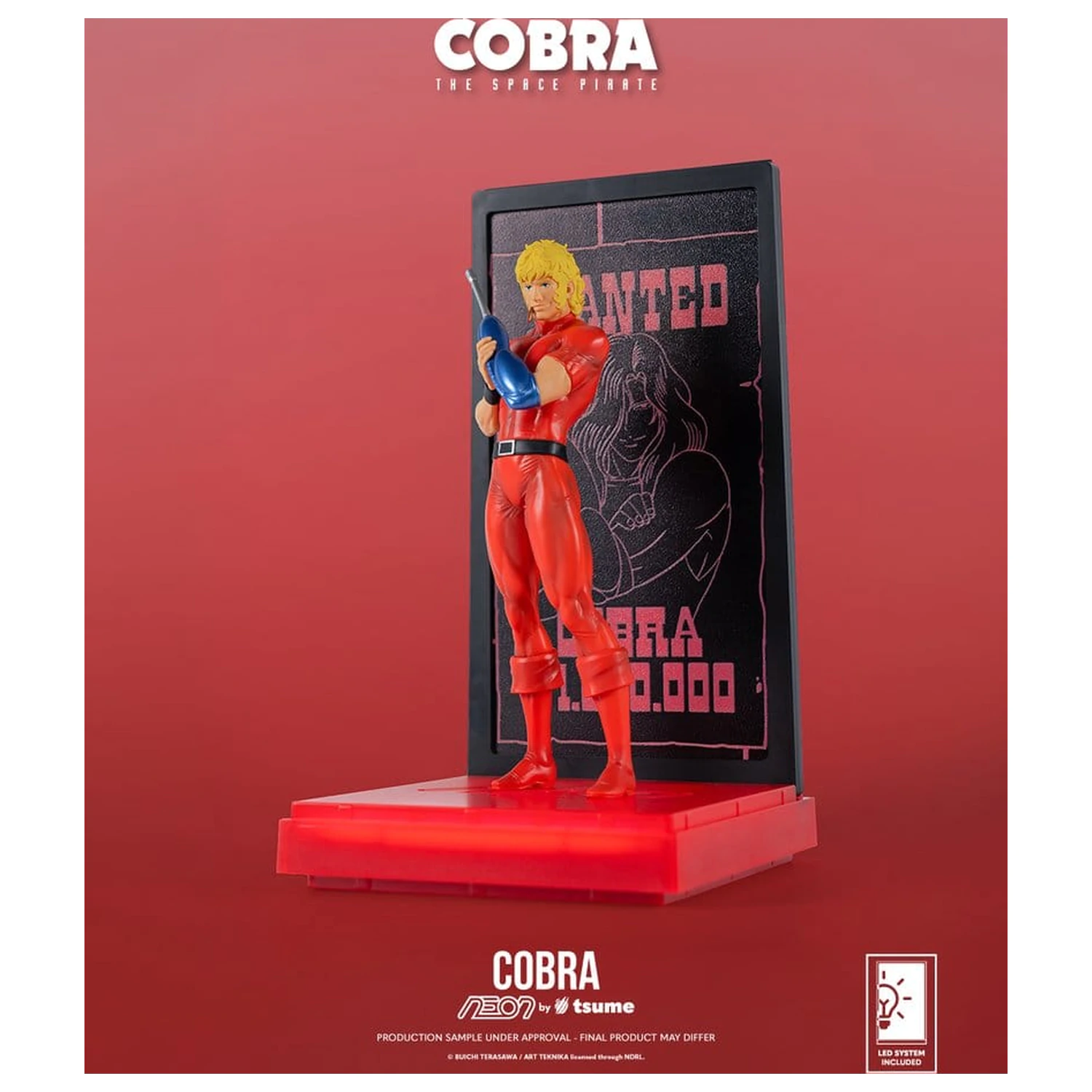 Cobra Neon Figura 1/9 Cobra The Space Pirate 20 cm fotografija proizvoda