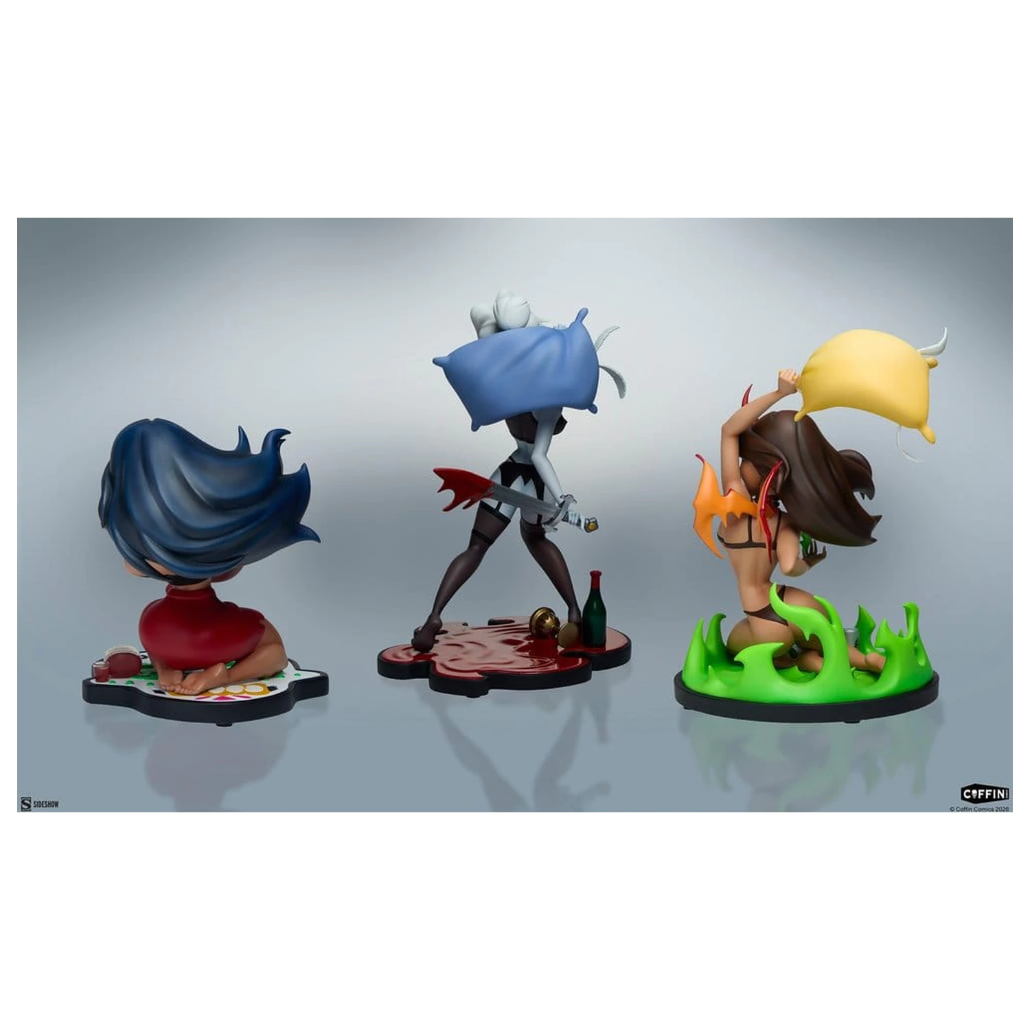 Coffin Comics Designer Statues Set Sleepover In Hell fotografija proizvoda