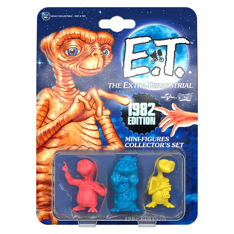 E.T. the Extra-Terrestrial Collector's Set Mini figurice, 3-paket, izdanje iz 1982. godine, 5 cm fotografija proizvoda