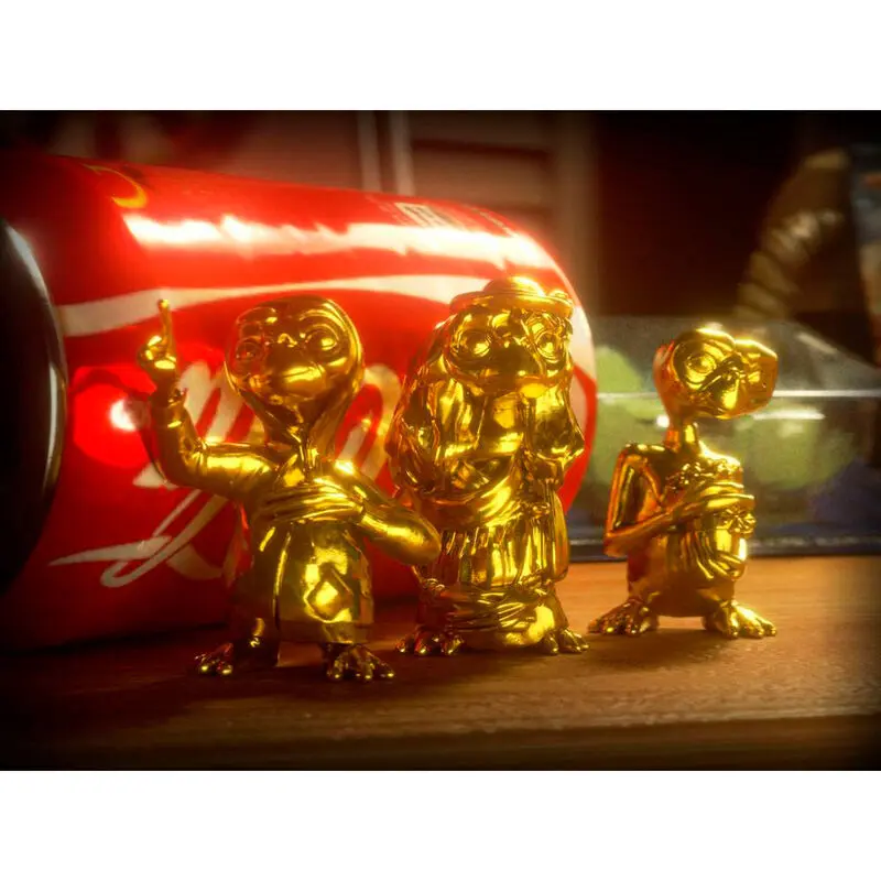 E.T. the Extra-Terrestrial Kolekcionarski set mini figura, paket od 3 komada, Golden Edition 5 cm fotografija proizvoda