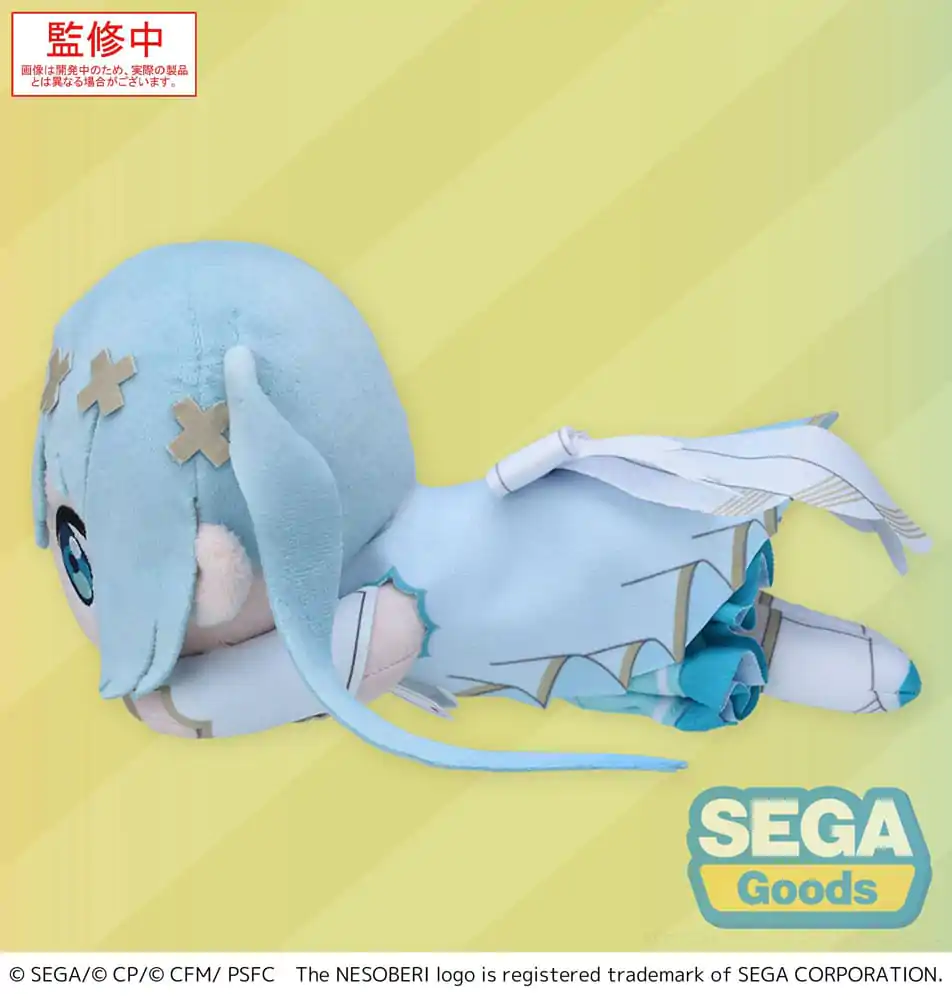 COLORFUL STAGE! The Movie: A Miku Who Can't Sing Nesoberi Lay-Down plišana figura Hatsune Miku Unshuttered Sekai 16 cm fotografija proizvoda