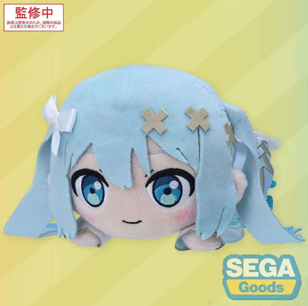 COLORFUL STAGE! The Movie: A Miku Who Can't Sing Nesoberi Lay-Down plišana figura Hatsune Miku Unshuttered Sekai 16 cm fotografija proizvoda