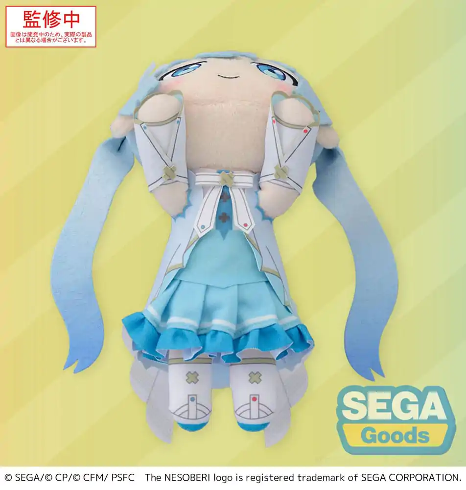 COLORFUL STAGE! The Movie: A Miku Who Can't Sing Nesoberi Lay-Down plišana figura Hatsune Miku Unshuttered Sekai 16 cm fotografija proizvoda