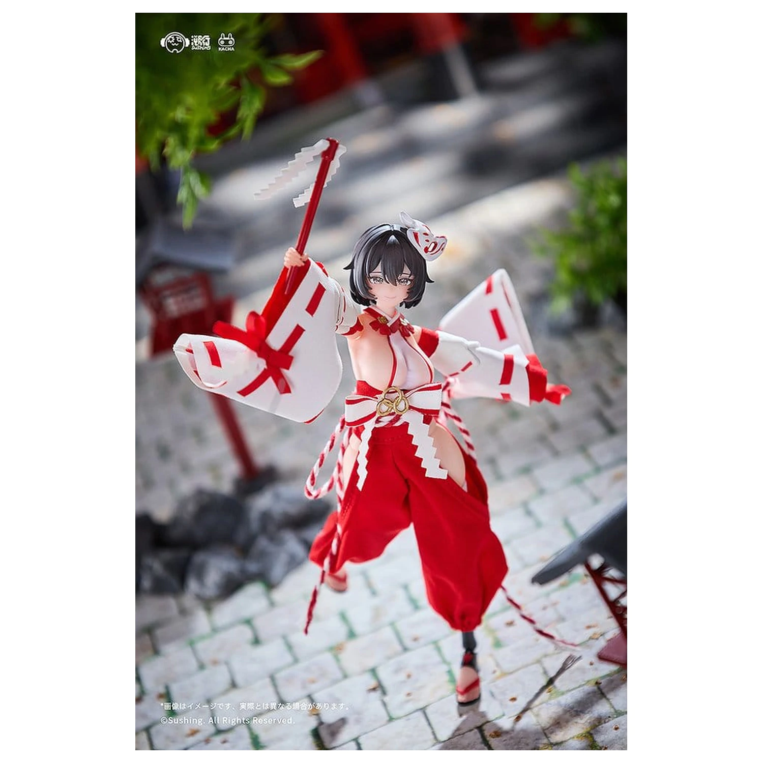 Combat Priestess Akcijska figura 1/12 Kikyou Uefuji 15 cm fotografija proizvoda