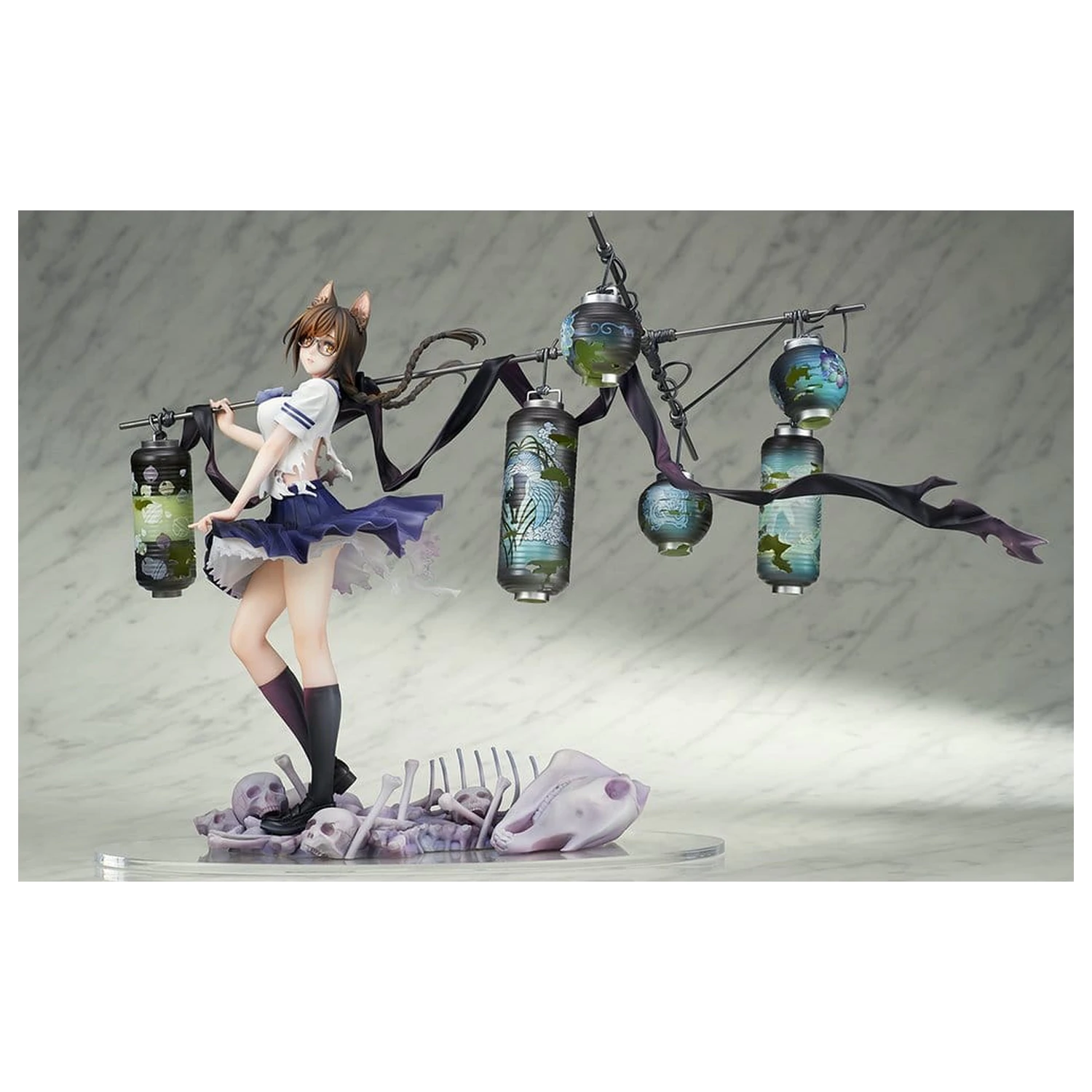 Comics Bakemonogatari PVC figura 1/7 Tsubasa Hanekawa 26 cm fotografija proizvoda