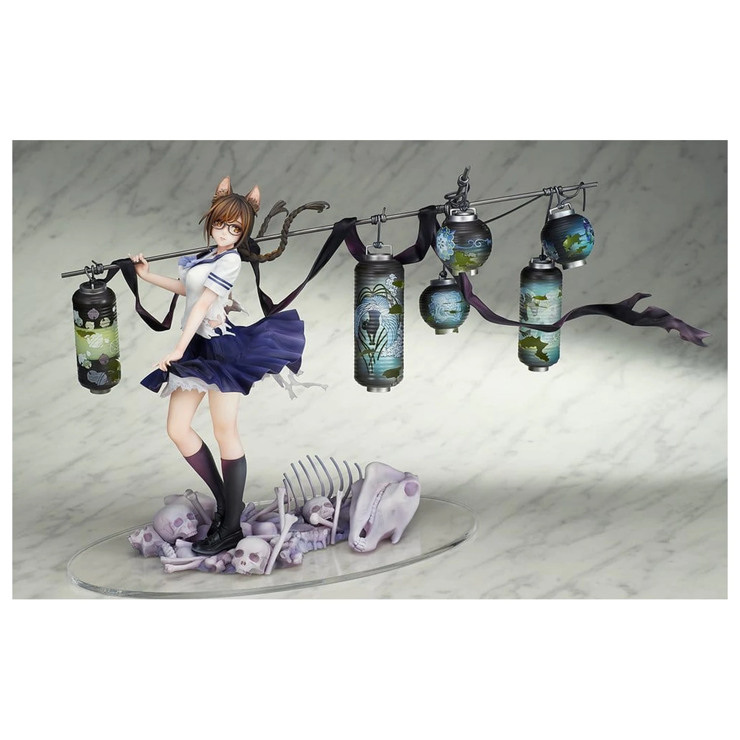 Comics Bakemonogatari PVC figura 1/7 Tsubasa Hanekawa 26 cm fotografija proizvoda
