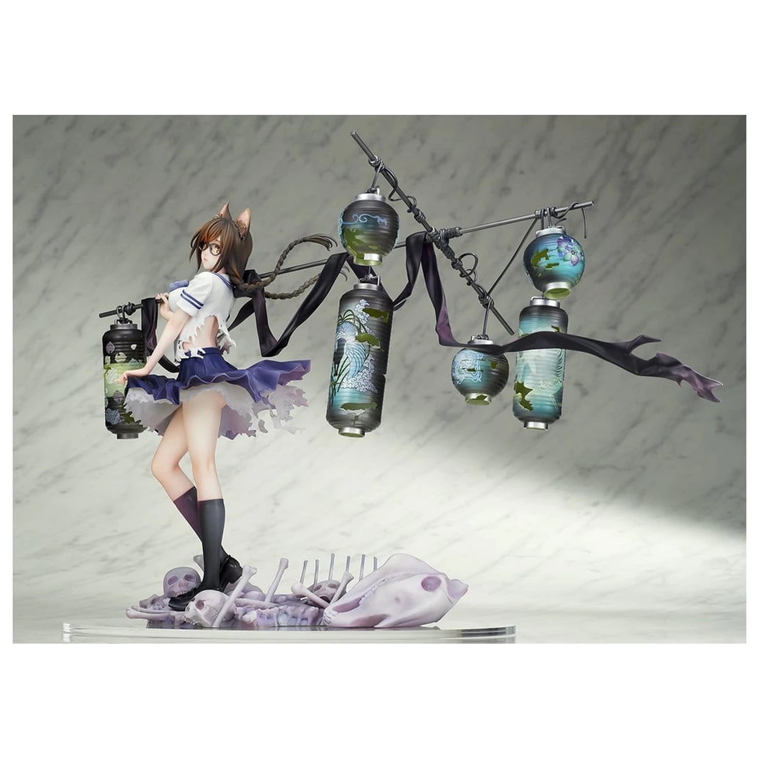 Comics Bakemonogatari PVC figura 1/7 Tsubasa Hanekawa 26 cm fotografija proizvoda