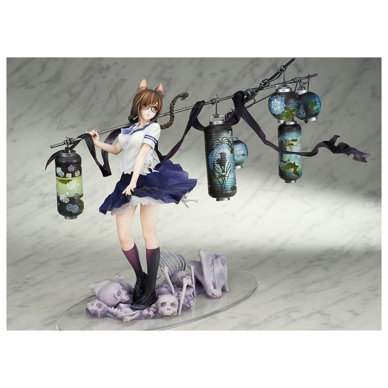Comics Bakemonogatari PVC figura 1/7 Tsubasa Hanekawa 26 cm fotografija proizvoda