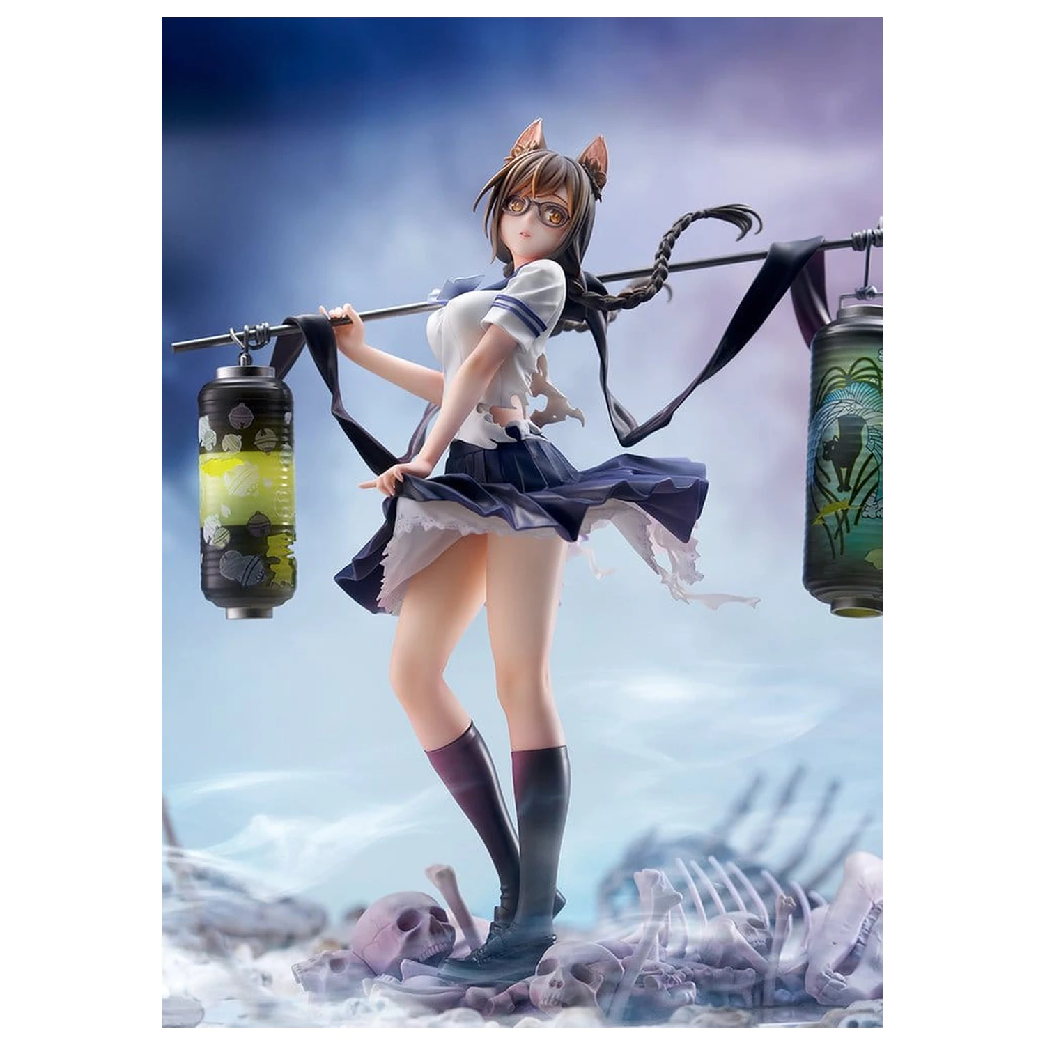 Comics Bakemonogatari PVC figura 1/7 Tsubasa Hanekawa 26 cm fotografija proizvoda