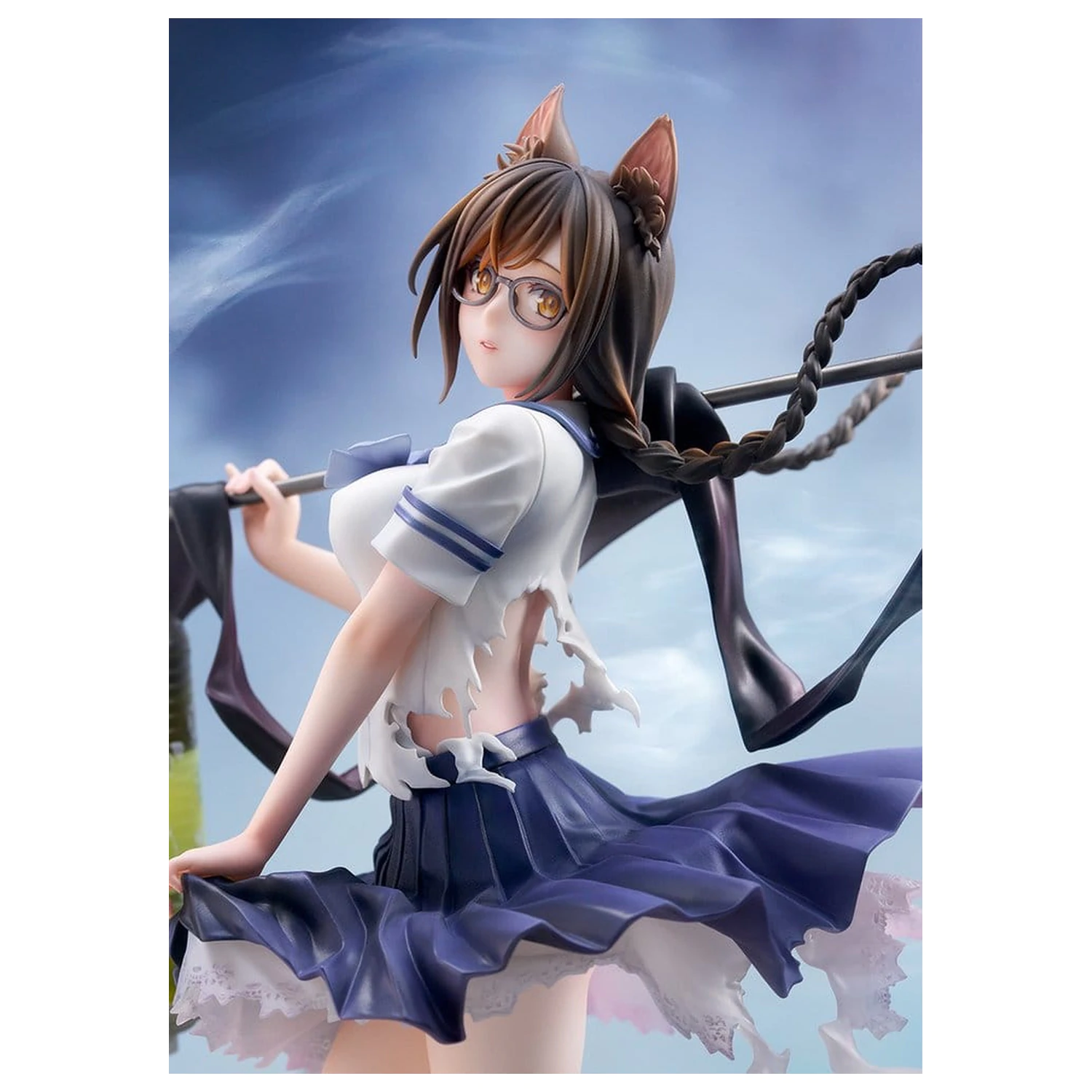 Comics Bakemonogatari PVC figura 1/7 Tsubasa Hanekawa 26 cm fotografija proizvoda