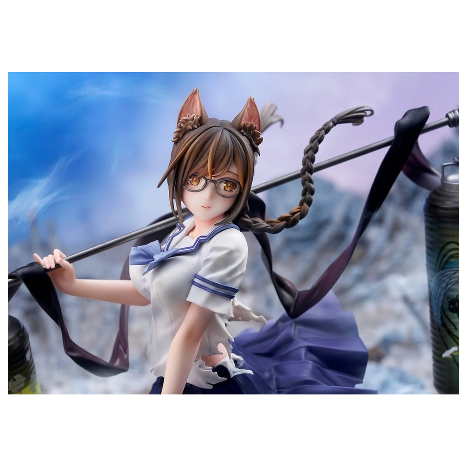 Comics Bakemonogatari PVC figura 1/7 Tsubasa Hanekawa 26 cm fotografija proizvoda