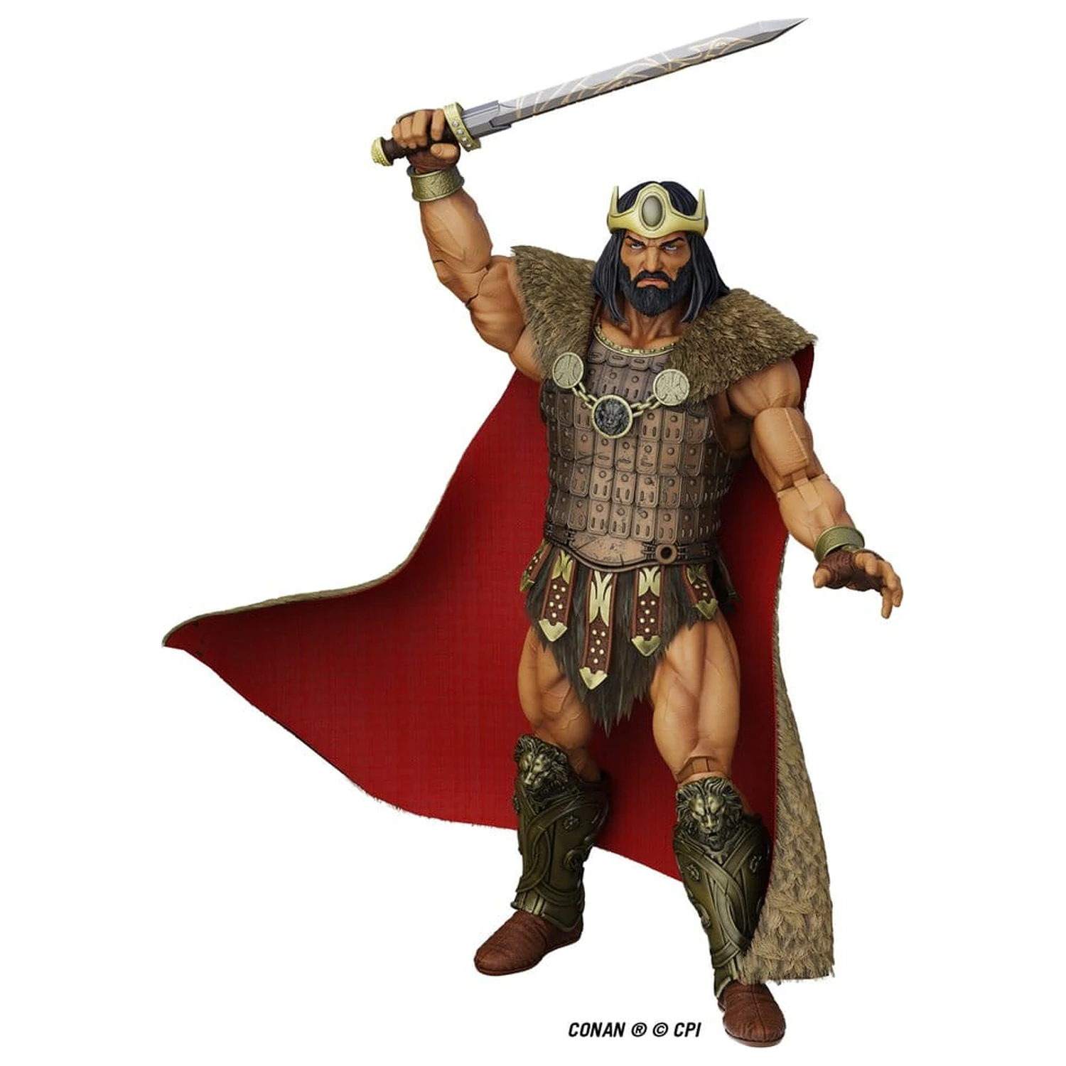Conan Epic H.A.C.K.S. Akcijska figura 1/12 King Conan: Ruler of Aquilonia fotografija proizvoda