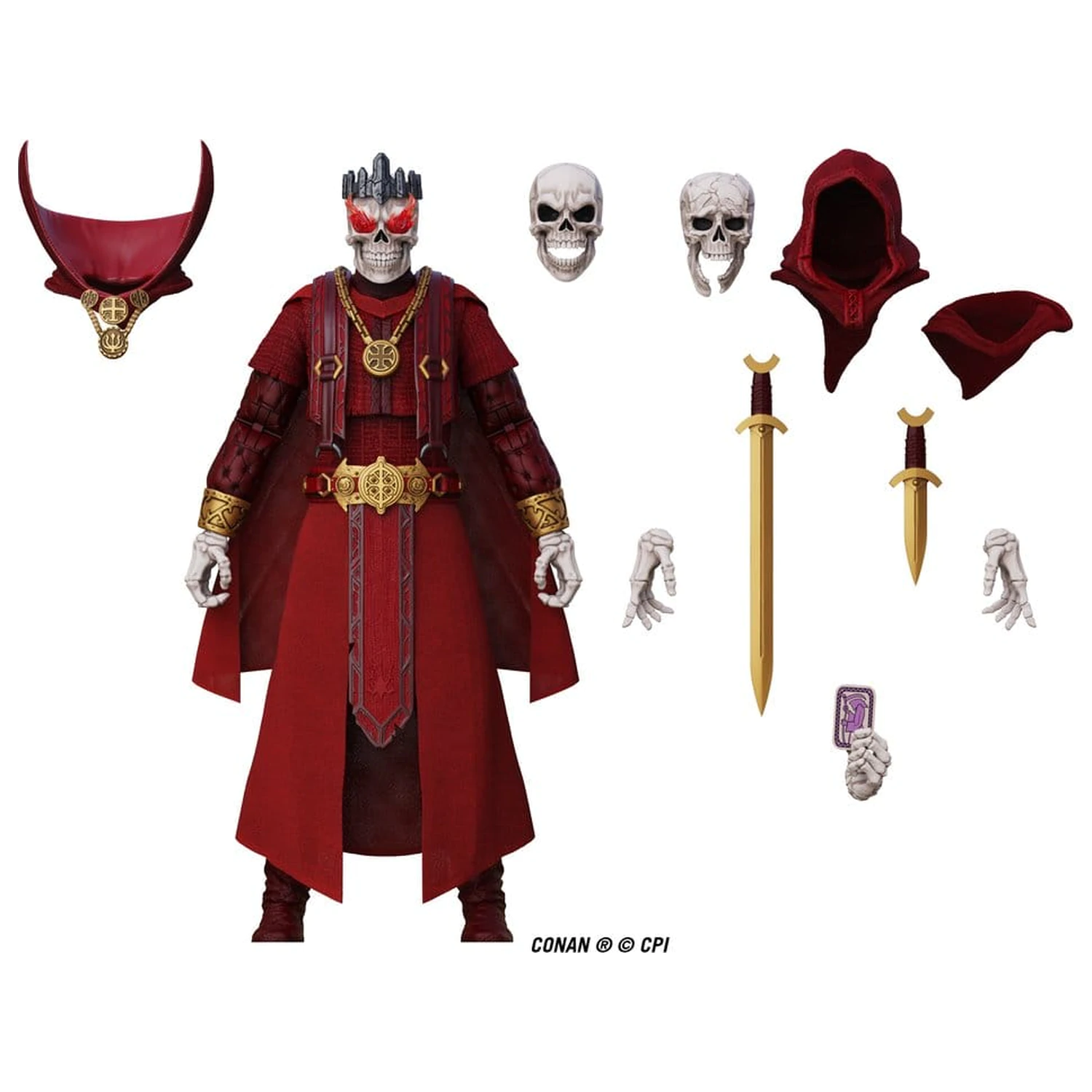 Conan Epic H.A.C.K.S. figura 1/12 Thulsa Doom: Undead Sorcerer fotografija proizvoda