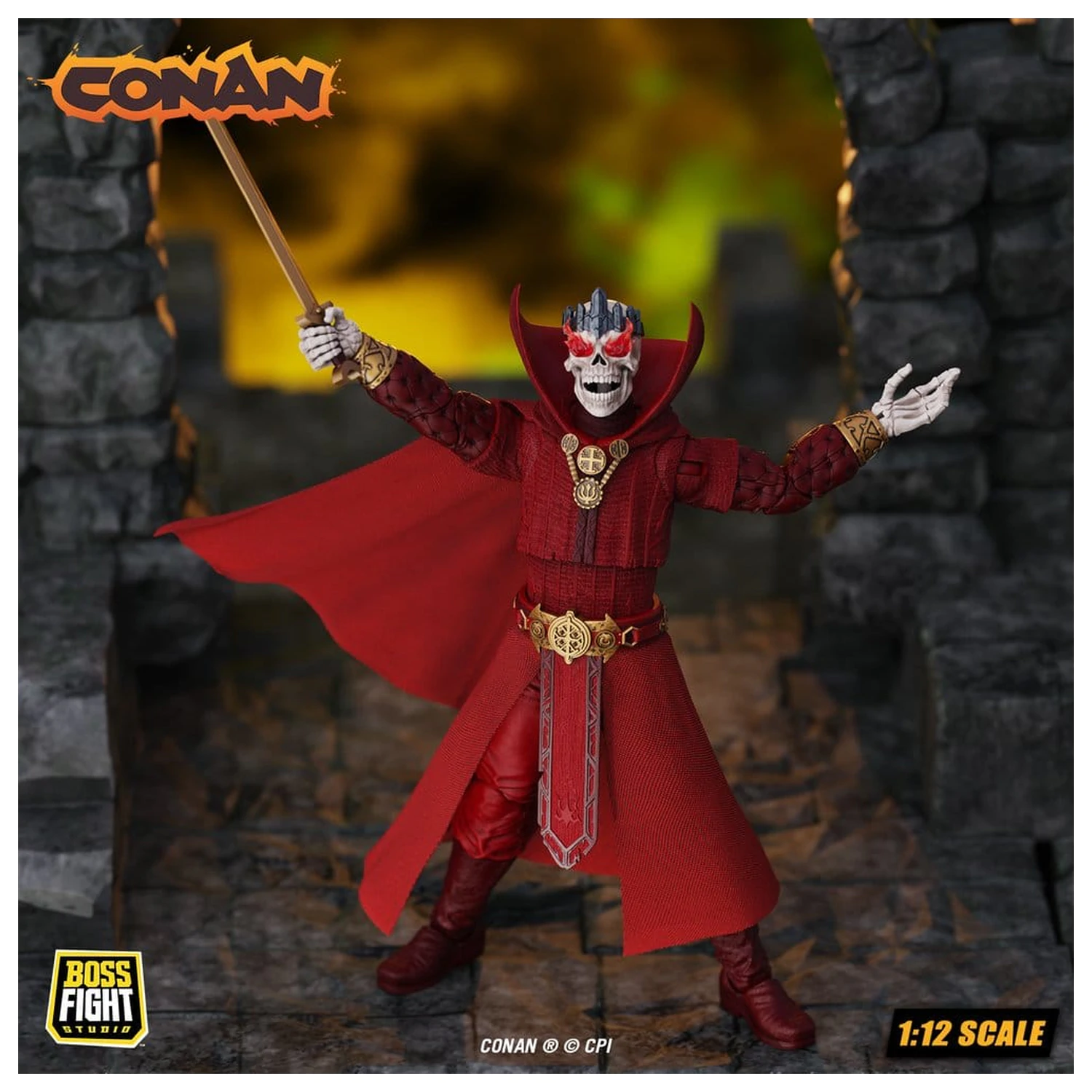 Conan Epic H.A.C.K.S. figura 1/12 Thulsa Doom: Undead Sorcerer fotografija proizvoda