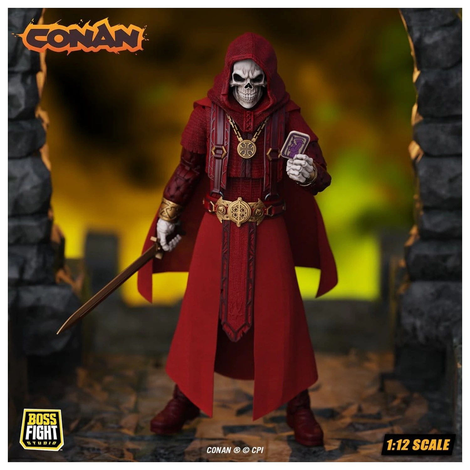 Conan Epic H.A.C.K.S. figura 1/12 Thulsa Doom: Undead Sorcerer fotografija proizvoda