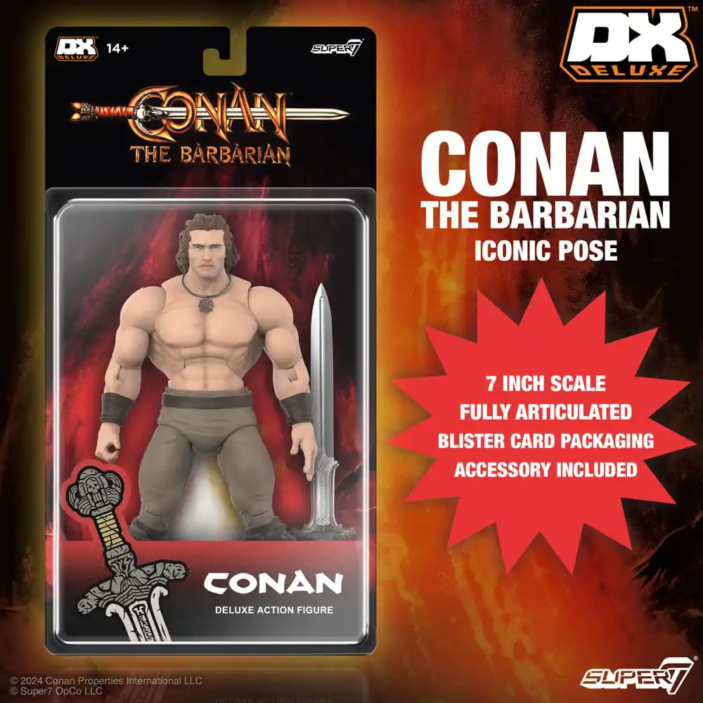 Conan the Barbarian 1982 Deluxe akcijska figura Conan Iconic Pose 18 cm fotografija proizvoda