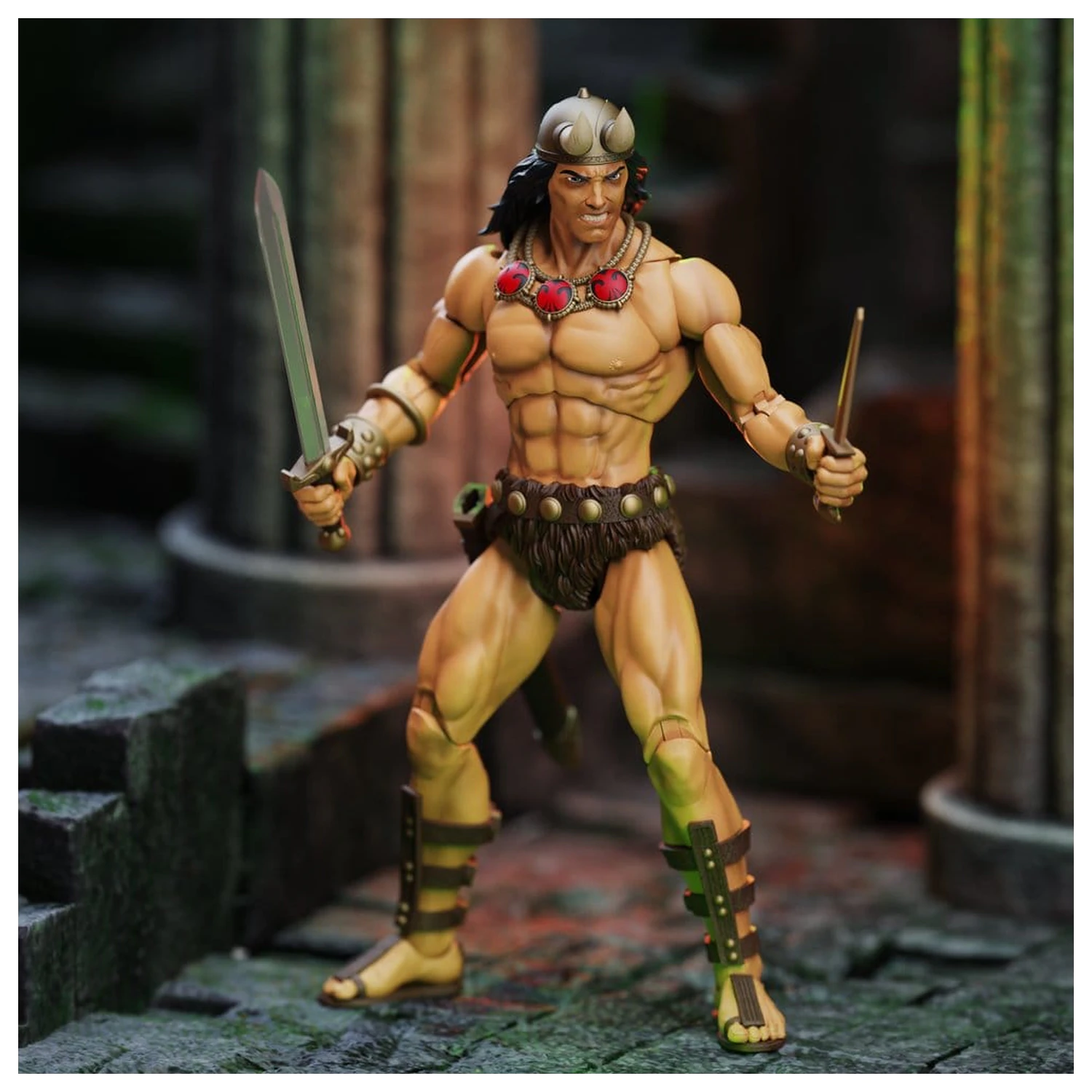 Conan the Barbarian Epic H.A.C.K.S. akcijske figure The Tower of the Elephant Set: Young Conan and Yag Kosha fotografija proizvoda