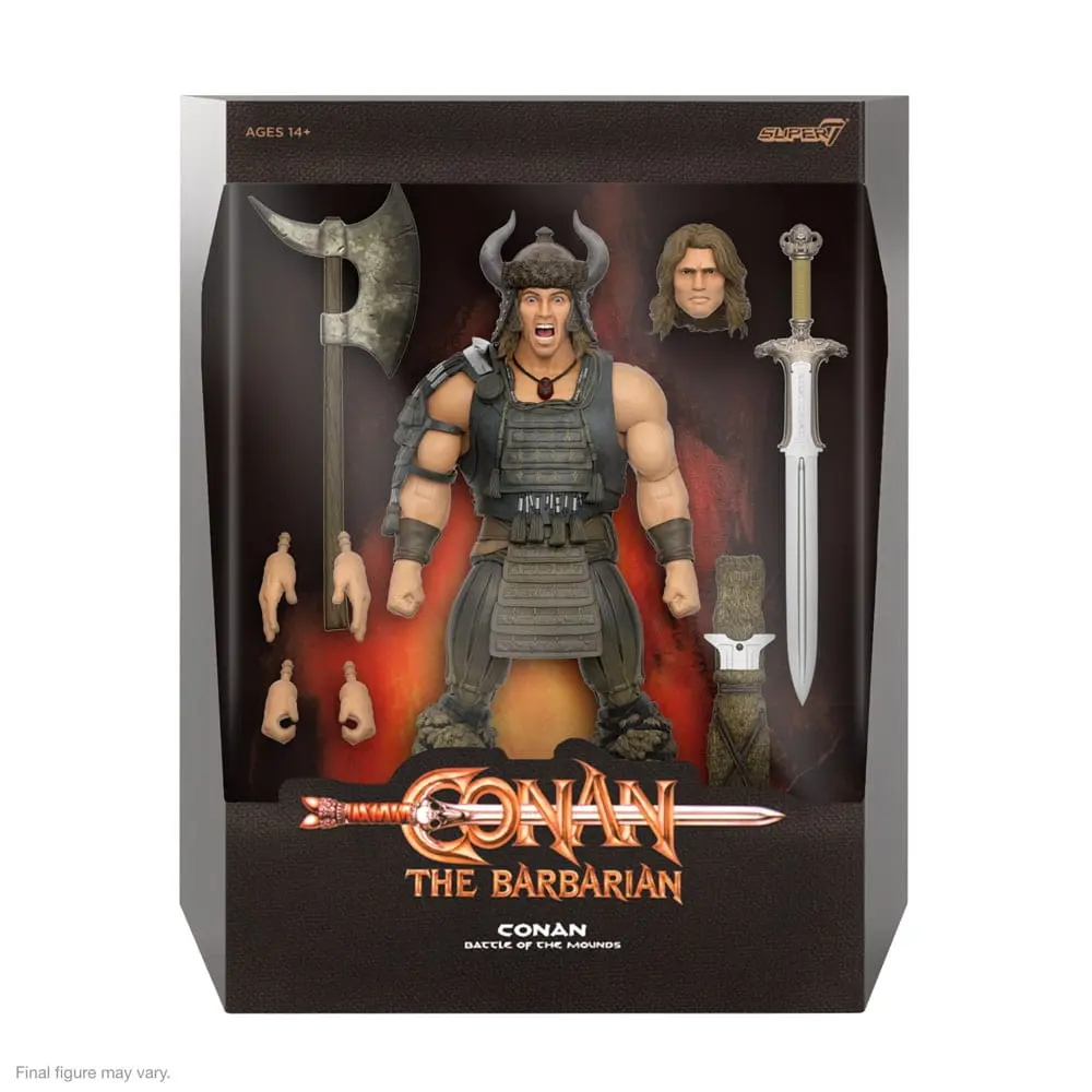 Conan the Barbarian Ultimates akcijska figura Conan (Battle of the Mounds) 18 cm fotografija proizvoda