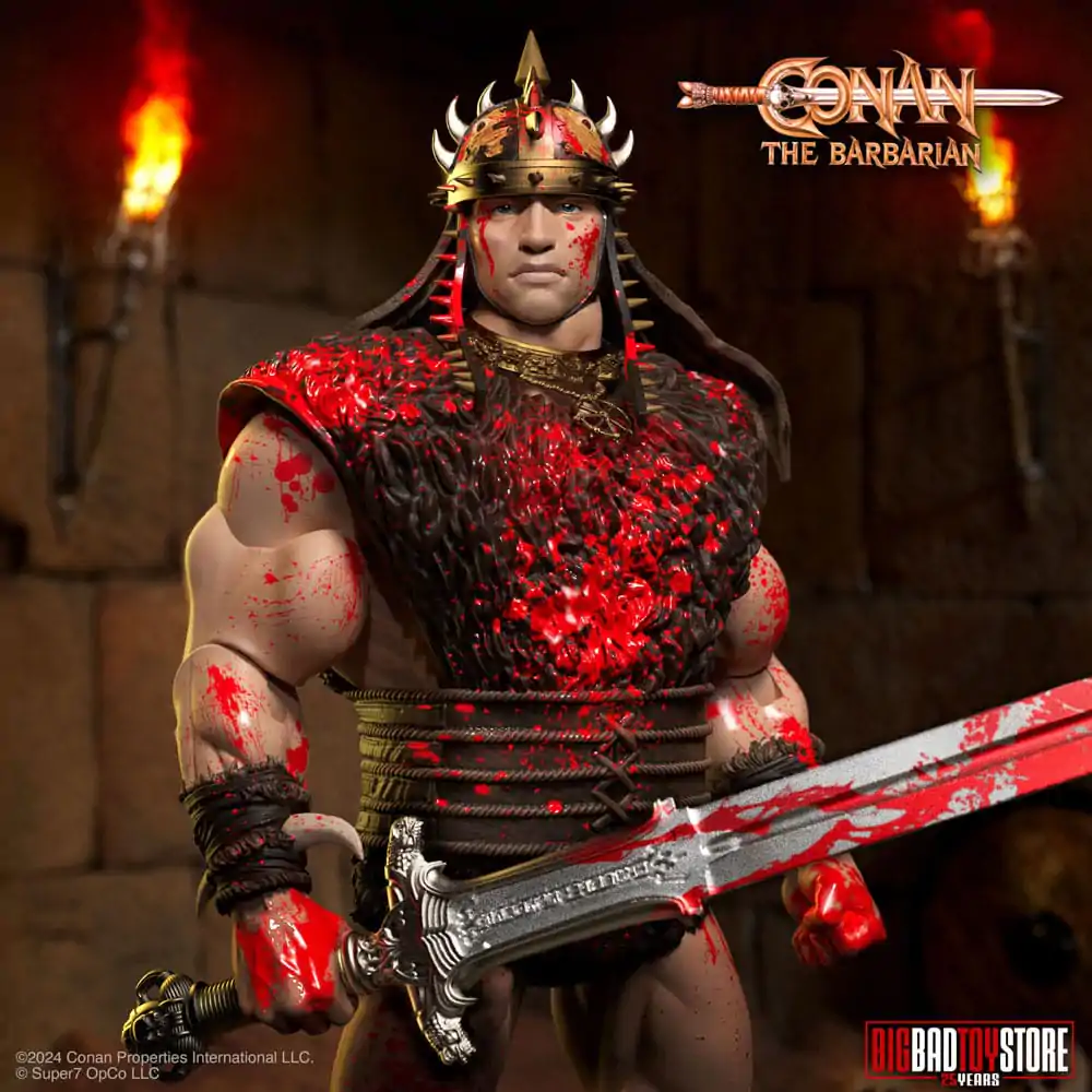 Conan the Barbarian Ultimates akcijska figura Conan Blood Soaked Pit Fighter 18 cm fotografija proizvoda