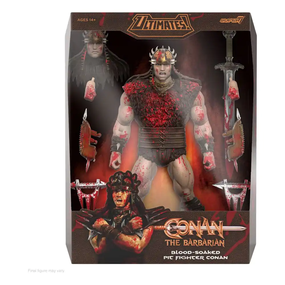 Conan the Barbarian Ultimates akcijska figura Conan Blood Soaked Pit Fighter 18 cm fotografija proizvoda