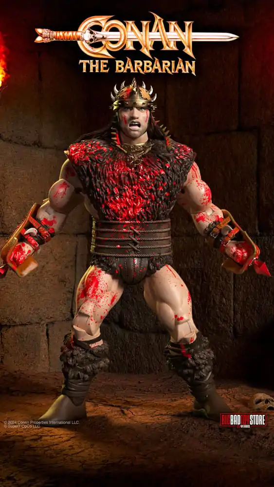 Conan the Barbarian Ultimates akcijska figura Conan Blood Soaked Pit Fighter 18 cm fotografija proizvoda