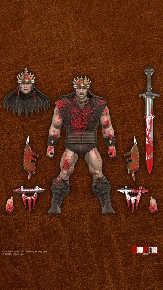 Conan the Barbarian Ultimates akcijska figura Conan Blood Soaked Pit Fighter 18 cm fotografija proizvoda