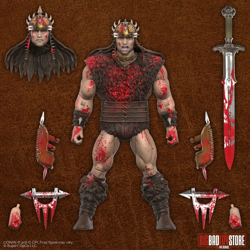 Conan the Barbarian Ultimates akcijska figura Conan Blood Soaked Pit Fighter 18 cm fotografija proizvoda
