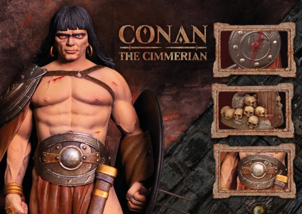 Conan The Cimmerier PVC kip 1/10 Sanjulián 23 cm fotografija proizvoda