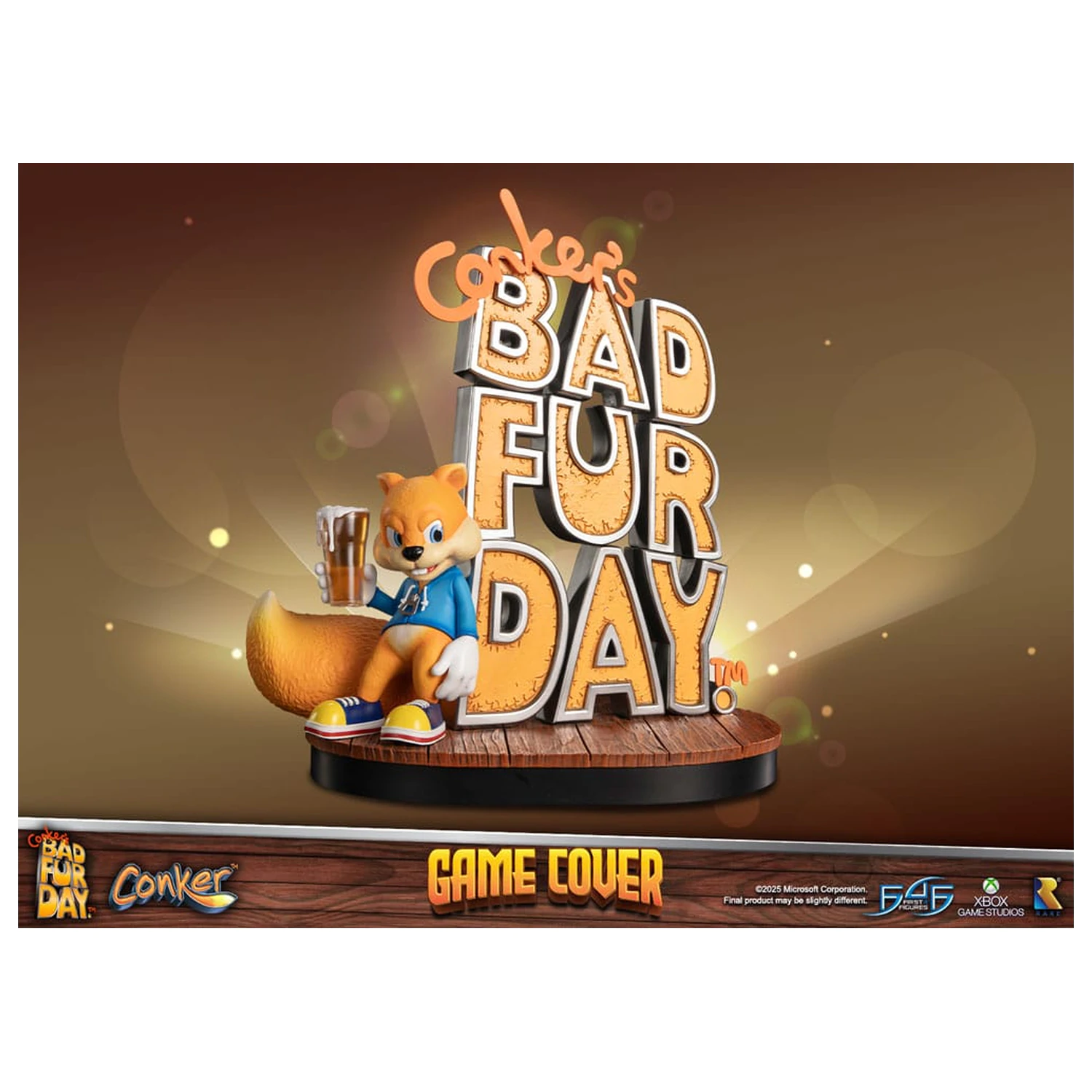 Conker's Bad Fur Day kip iz omota igre, ekskluzivno izdanje, 45 cm fotografija proizvoda
