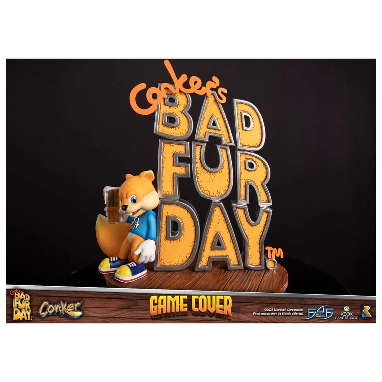 Conker's Bad Fur Day kip iz omota igre, ekskluzivno izdanje, 45 cm fotografija proizvoda