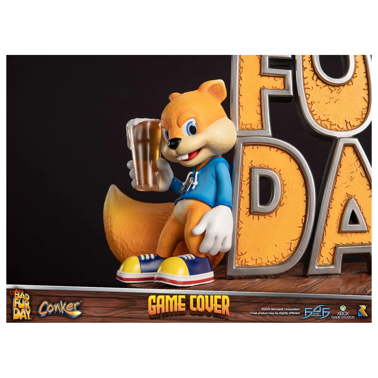Conker's Bad Fur Day kip iz omota igre, ekskluzivno izdanje, 45 cm fotografija proizvoda