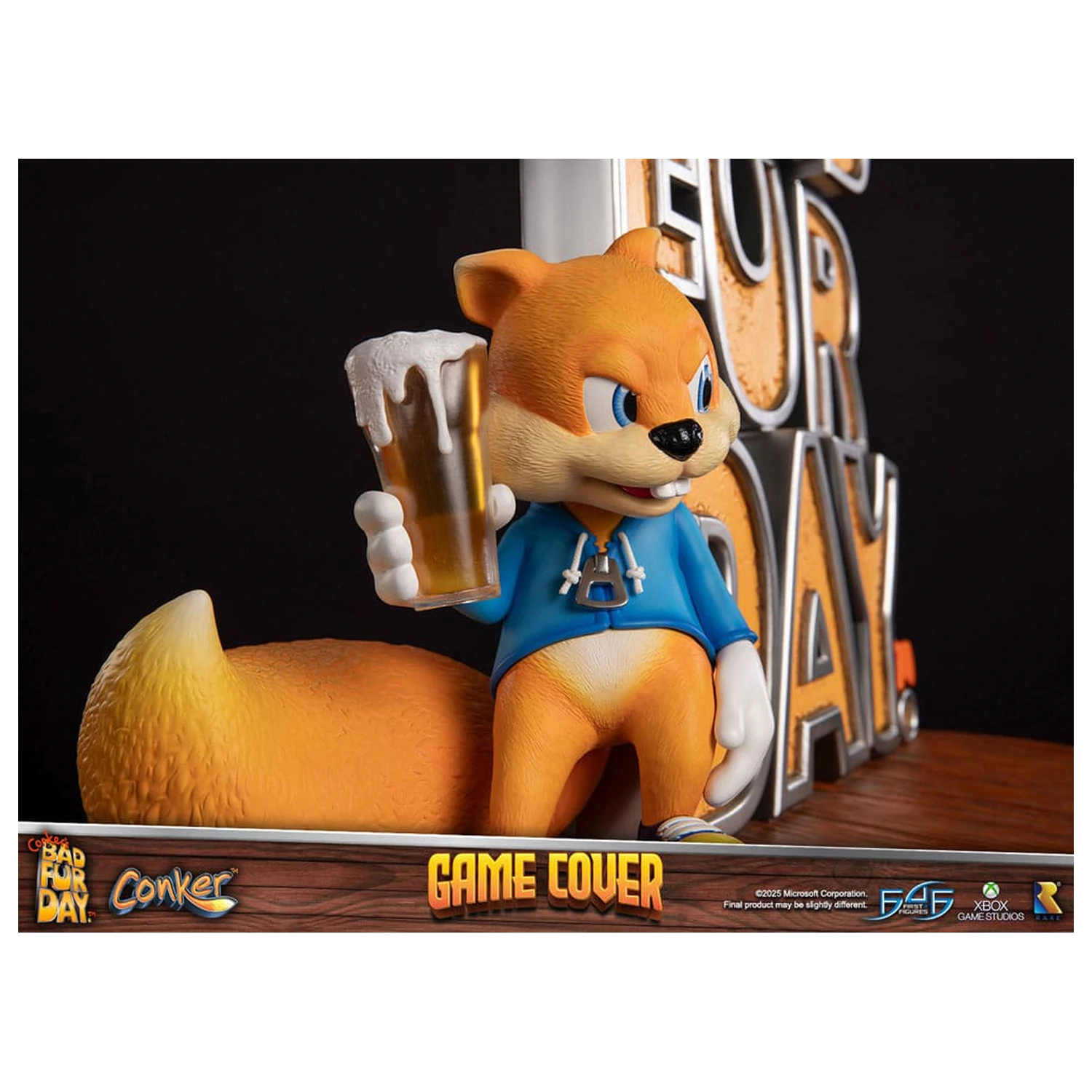 Conker's Bad Fur Day kip iz omota igre, ekskluzivno izdanje, 45 cm fotografija proizvoda