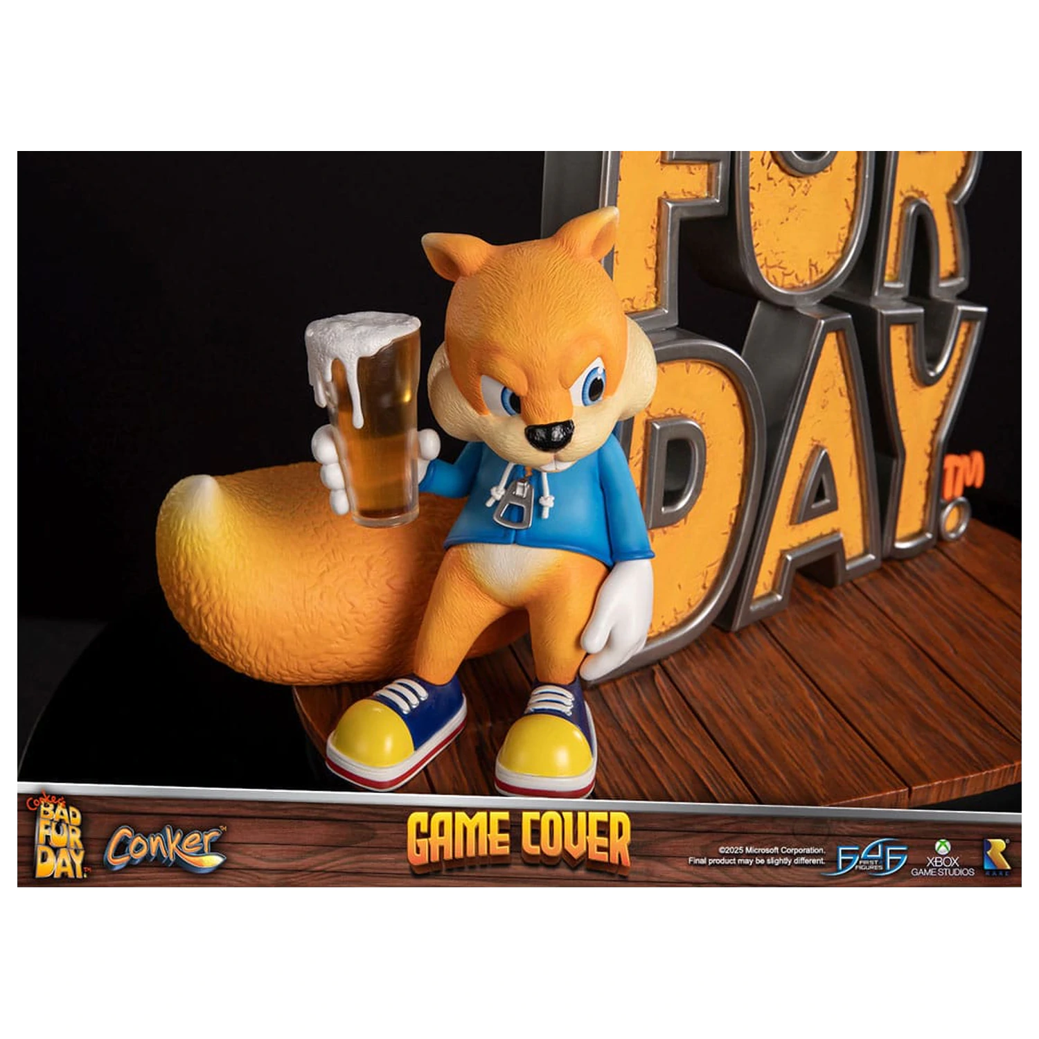Conker's Bad Fur Day kip iz omota igre, ekskluzivno izdanje, 45 cm fotografija proizvoda