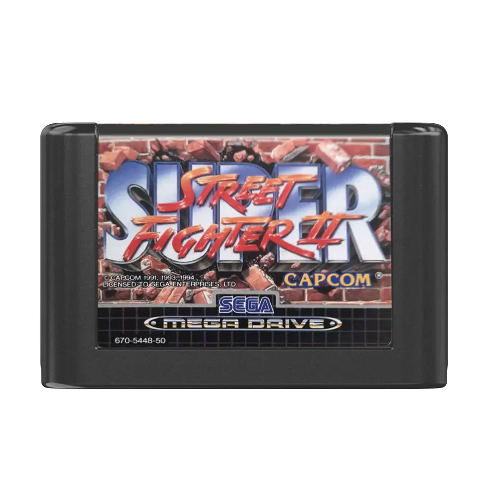 Console Heroes Street Fighter Mega Drive diorama fotografija proizvoda