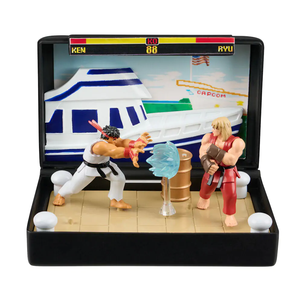 Console Heroes Street Fighter Mega Drive diorama fotografija proizvoda